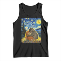 Punch Monkey Starry Night Viral Trend Tank Top