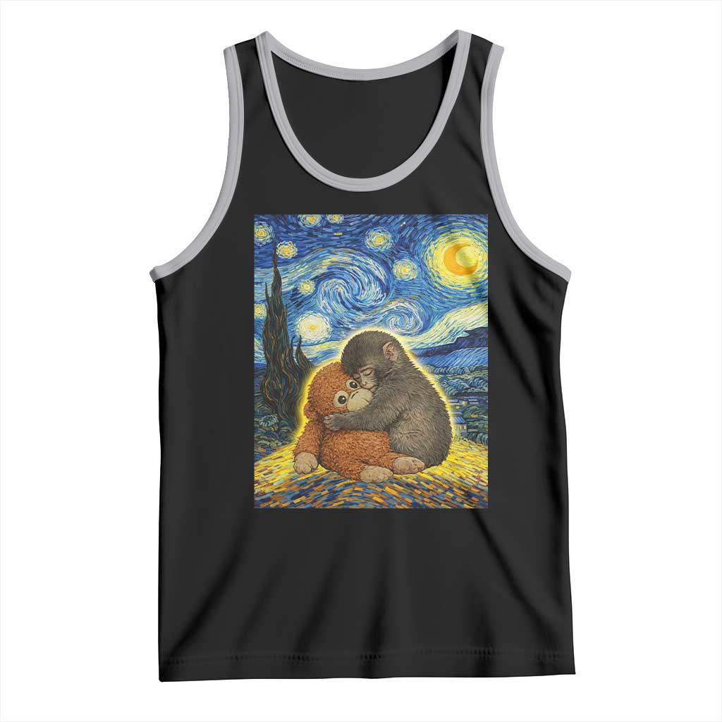 Punch Monkey Starry Night Viral Trend Tank Top