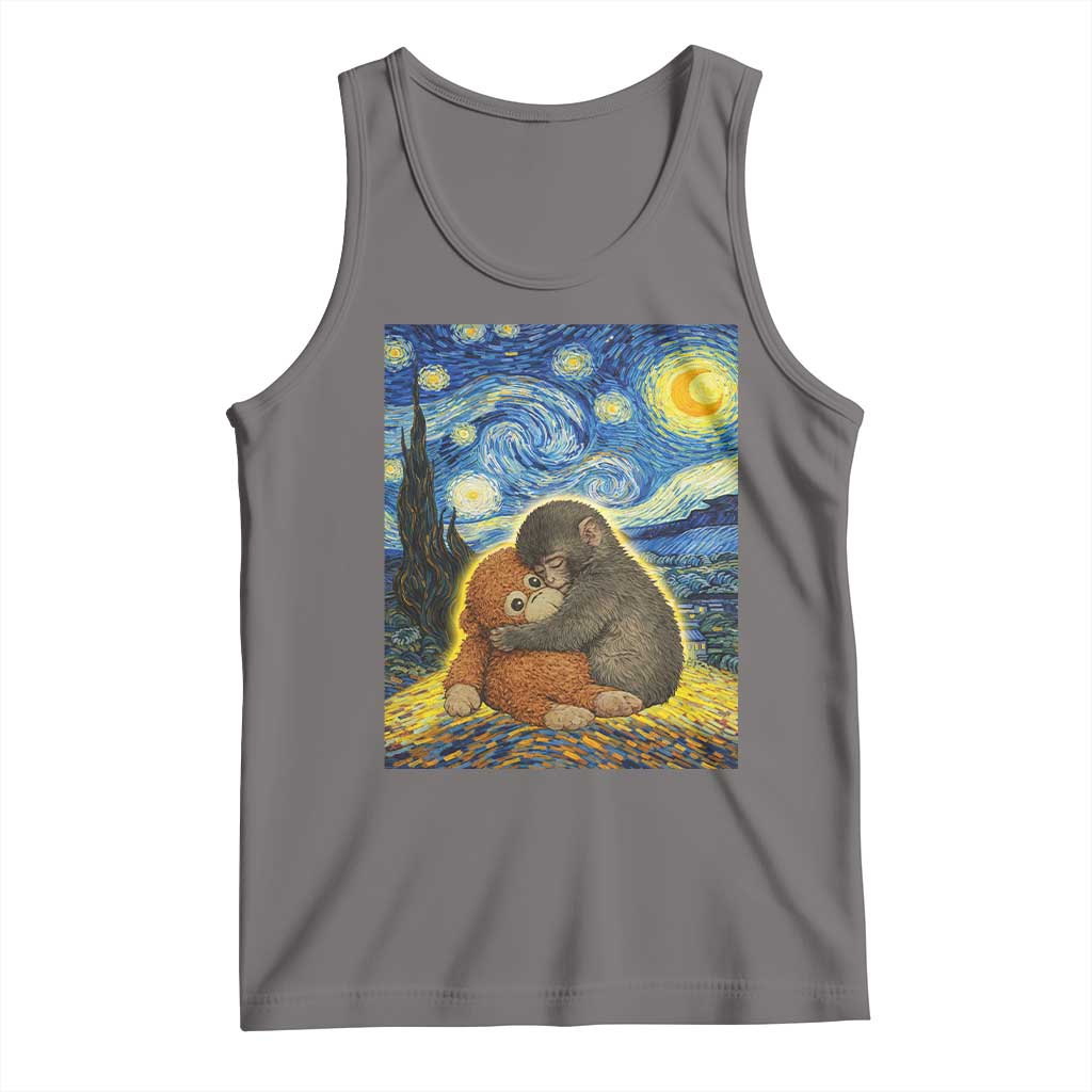 Punch Monkey Starry Night Viral Trend Tank Top