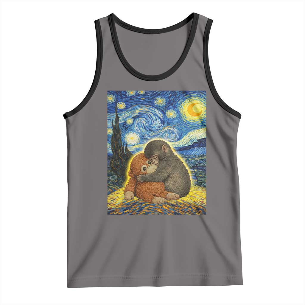 Punch Monkey Starry Night Viral Trend Tank Top