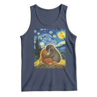 Punch Monkey Starry Night Viral Trend Tank Top