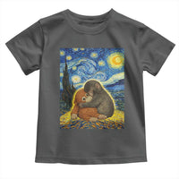 Punch Monkey Starry Night Viral Trend Toddler T Shirt