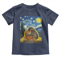Punch Monkey Starry Night Viral Trend Toddler T Shirt