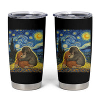 Punch Monkey Starry Night Viral Trend Tumbler Cup