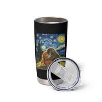 Punch Monkey Starry Night Viral Trend Tumbler Cup