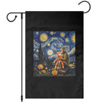 Baby Monkey Punch Starry Night Viral Trend Garden Flag