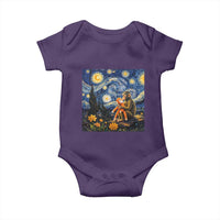 Baby Monkey Punch Starry Night Viral Trend Baby Onesie