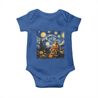 Baby Monkey Punch Starry Night Viral Trend Baby Onesie