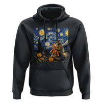 Baby Monkey Punch Starry Night Viral Trend Hoodie