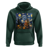 Baby Monkey Punch Starry Night Viral Trend Hoodie