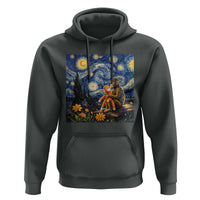 Baby Monkey Punch Starry Night Viral Trend Hoodie