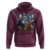 Baby Monkey Punch Starry Night Viral Trend Hoodie