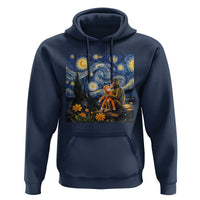 Baby Monkey Punch Starry Night Viral Trend Hoodie