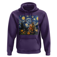Baby Monkey Punch Starry Night Viral Trend Hoodie
