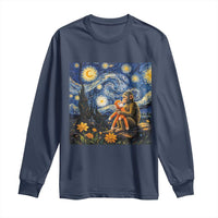 Baby Monkey Punch Starry Night Viral Trend Long Sleeve Shirt