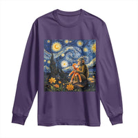 Baby Monkey Punch Starry Night Viral Trend Long Sleeve Shirt