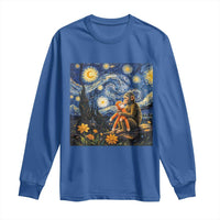Baby Monkey Punch Starry Night Viral Trend Long Sleeve Shirt