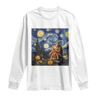 Baby Monkey Punch Starry Night Viral Trend Long Sleeve Shirt