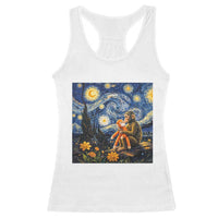 Baby Monkey Punch Starry Night Viral Trend Racerback Tank Top