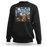 Baby Monkey Punch Starry Night Viral Trend Sweatshirt