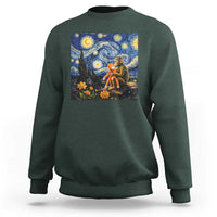 Baby Monkey Punch Starry Night Viral Trend Sweatshirt
