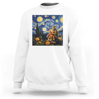 Baby Monkey Punch Starry Night Viral Trend Sweatshirt