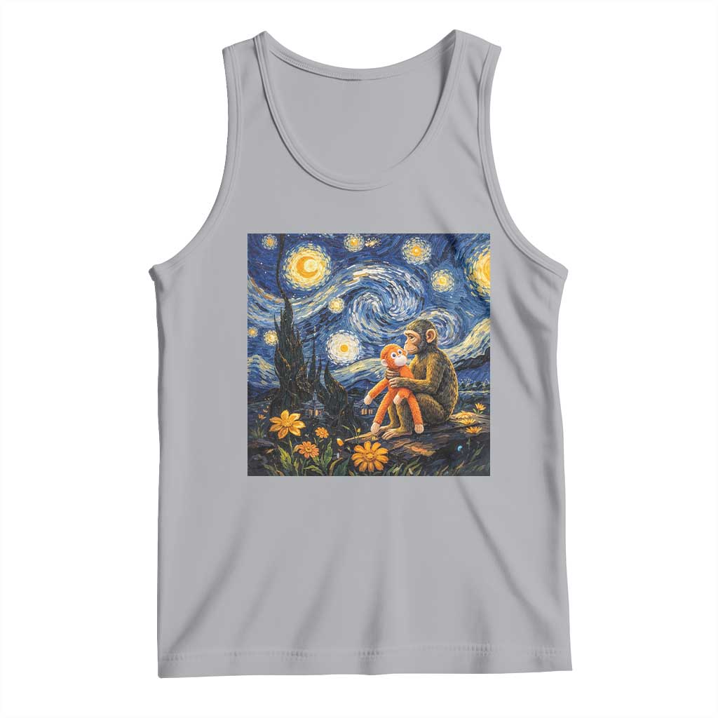 Baby Monkey Punch Starry Night Viral Trend Tank Top