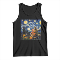 Baby Monkey Punch Starry Night Viral Trend Tank Top