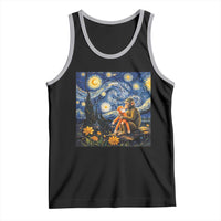 Baby Monkey Punch Starry Night Viral Trend Tank Top