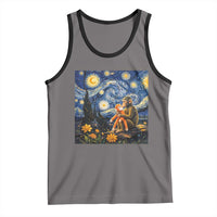 Baby Monkey Punch Starry Night Viral Trend Tank Top
