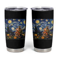 Baby Monkey Punch Starry Night Viral Trend Tumbler Cup