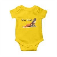 Punch The Monkey Meme Baby Onesie Stay Kind