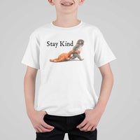 Punch The Monkey Meme T Shirt For Kid Stay Kind