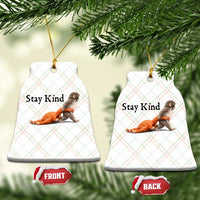 Punch The Monkey Meme Ceramic Ornament Stay Kind