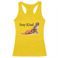 Punch The Monkey Meme Racerback Tank Top Stay Kind