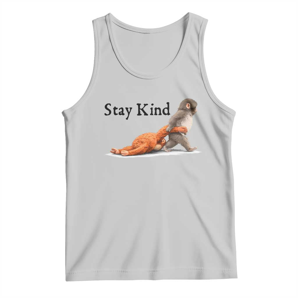 Punch The Monkey Meme Tank Top Stay Kind