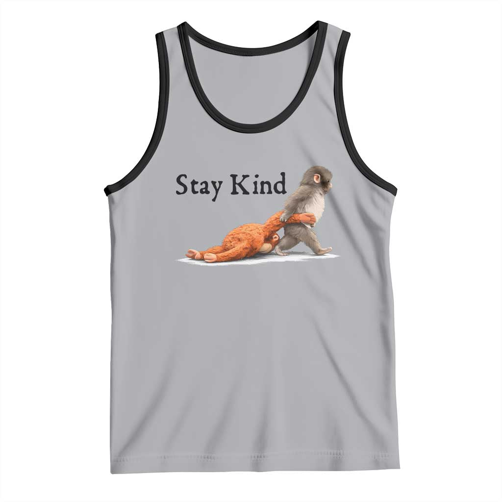 Punch The Monkey Meme Tank Top Stay Kind
