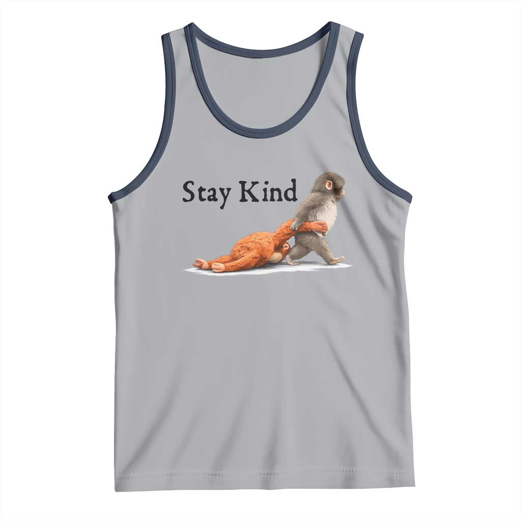 Punch The Monkey Meme Tank Top Stay Kind