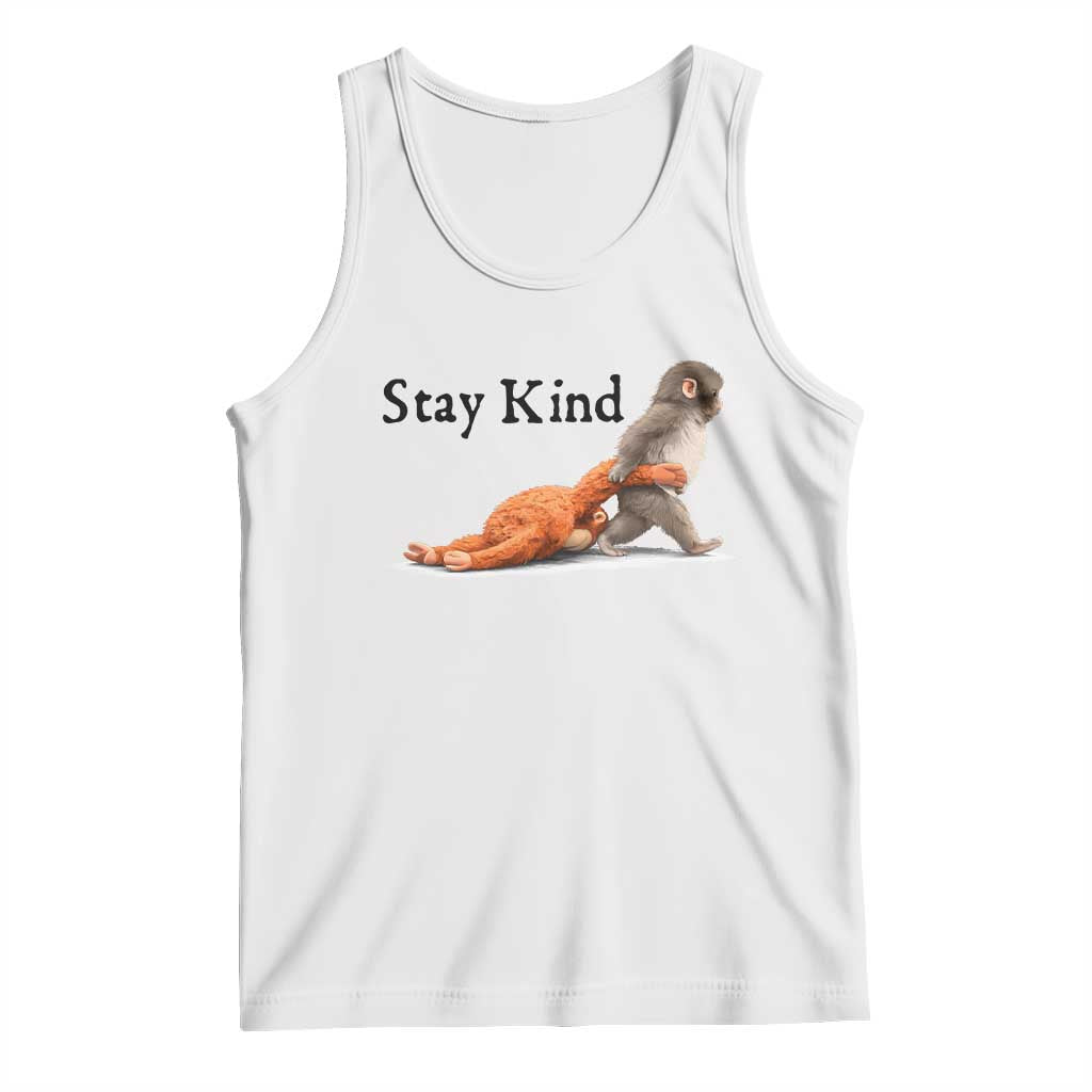 Punch The Monkey Meme Tank Top Stay Kind