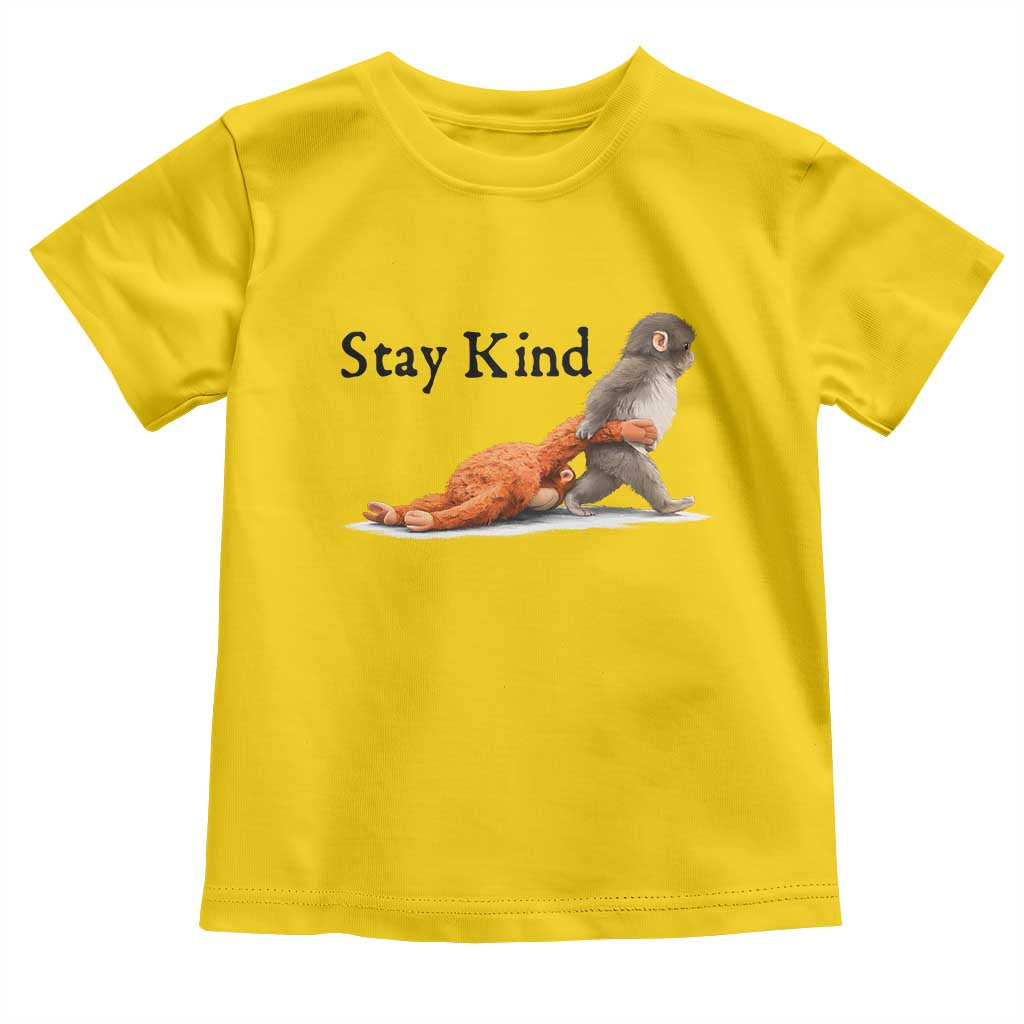 Punch The Monkey Meme Toddler T Shirt Stay Kind
