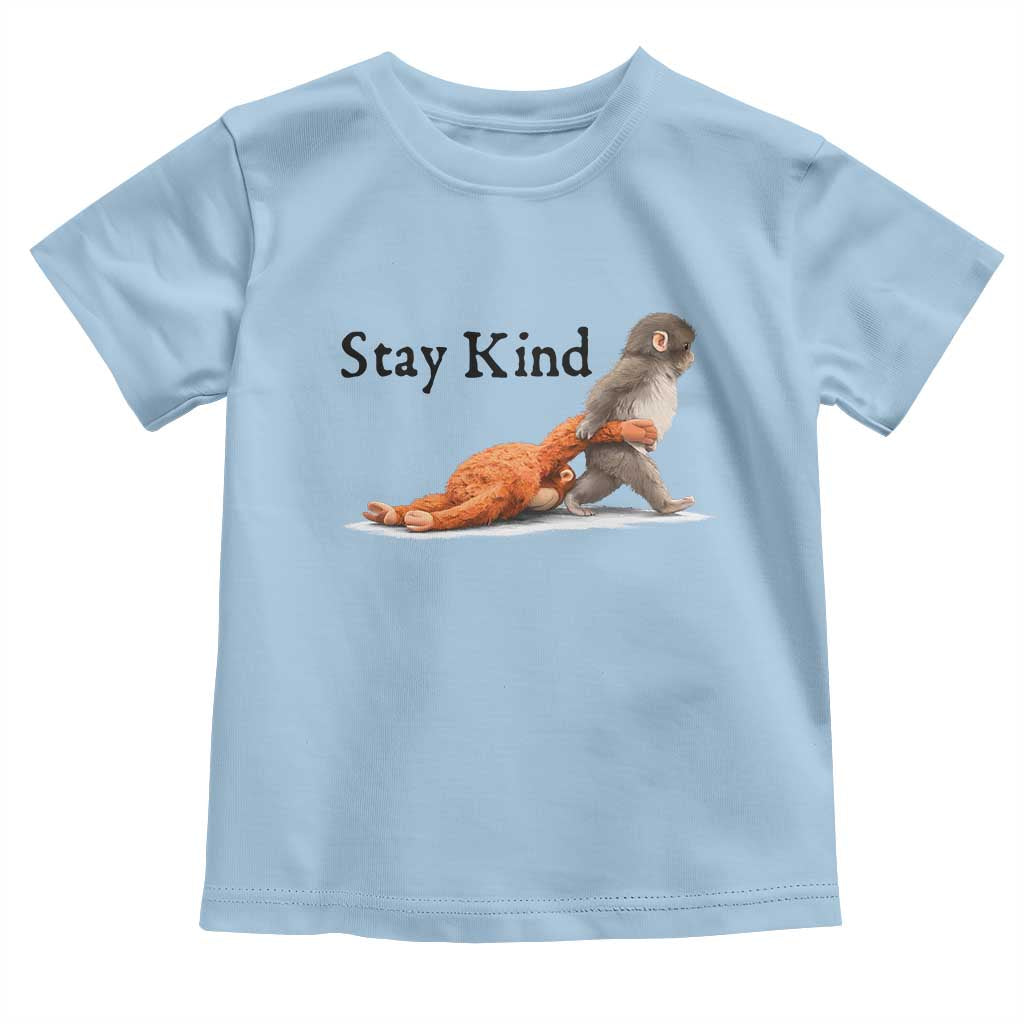 Punch The Monkey Meme Toddler T Shirt Stay Kind