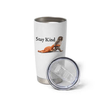 Punch The Monkey Meme Tumbler Cup Stay Kind