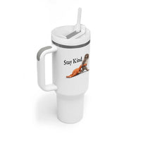Punch The Monkey Meme Tumbler With Handle Stay Kind