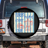 Tired Moms Coffee Club Spare Tire Cover Funny Mommy Mama Coffee Lover