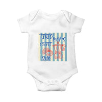 Tired Moms Coffee Club Baby Onesie Funny Mommy Mama Coffee Lover