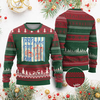 Tired Moms Coffee Club Ugly Christmas Sweater Funny Mommy Mama Coffee Lover