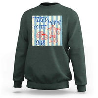 Tired Moms Coffee Club Sweatshirt Funny Mommy Mama Coffee Lover