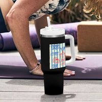 Tired Moms Coffee Club Tumbler With Handle Funny Mommy Mama Coffee Lover