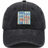 Tired Moms Coffee Club Washed Cotton Baseball Cap Funny Mommy Mama Coffee Lover