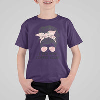 Tired Moms Coffee Club T Shirt For Kid Messy Bun Mom Life Coffee Lover